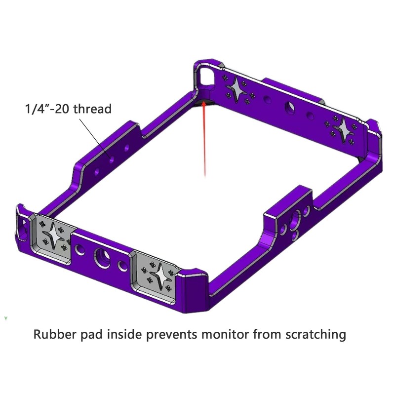 HangTon Cage Kit for SmallHD Indie 7, 702 Touch Monitor,