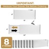 RAPTUROUS Adjustable Deep Drawer Divider – 6" Tall, Expandable 13-22",
