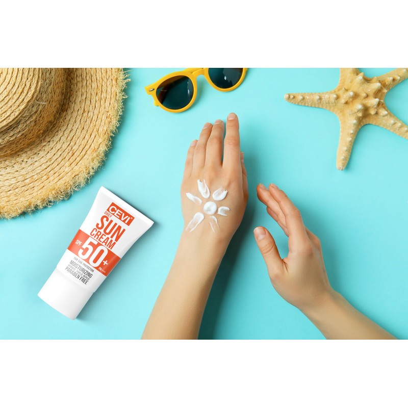 CEVI Daily Sun Cream, SPF 50+ PA++++, Moisturising UVB/UVA Protection,