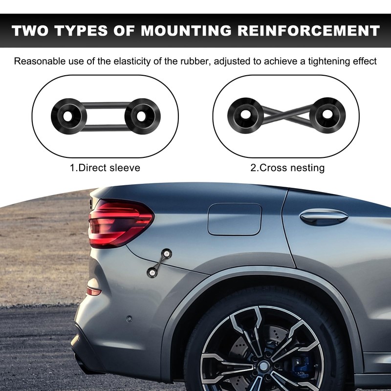 MUQIDA Bumper Quick Release, JDM Car Front Rear Bumper Fasteners