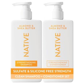 Native Shampoo y Acondicionador Contienen Ingredientes Derivados Naturalmente | Todo Tipo de Cabello Color y Tratamiento, Fino A Secado Dañado, Sin Su