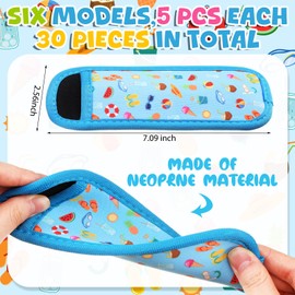 SiliFine 30 Pcs Summer Party Favors for Kids Ice Pop Holders Ice Pop Sleeves for Kids Goody Bag Stuffers Beach Pool Party Favors End of School Year Gifts Summer Birthday Party Supplies