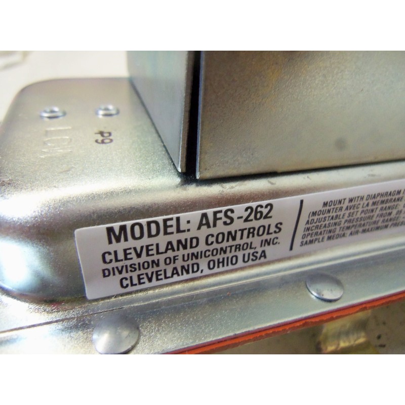 Cleveland Controls AFS-262 : Differential Pressure Switch