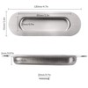 YEYIT 2 Pcs Concealed Embedded Flush Sliding Door Pull Handles,