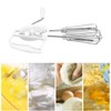 Manual Egg Mixer, Stainless Steel Hand Mixer, Whisk, Non-Slip Handle,