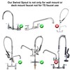KWODE 6” Swivel Gooseneck Spout Replacement Kit for Commercial Kitchen