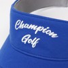 Champion CW-ZG702C Sun Visor, 100% Cotton, Adjuster, Graphic Logo Print,
