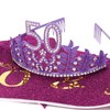 CIEHER Purple 50th Birthday Crown, Fabulous Sash Set, Tiara, Gifts