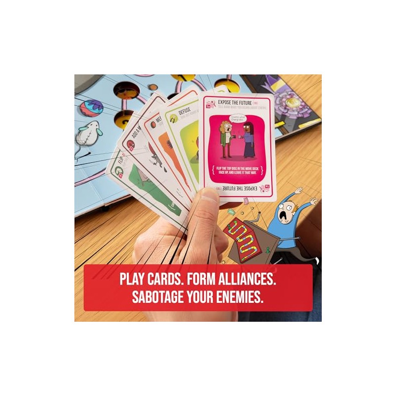 Exploding Kittens: The Board Game - The Action Packed Party
