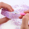 18 Colours Rhinestones, AB Crystal Rhinestones Glitter Rhinestones for Crafts