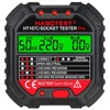 Xrten Socket Tester with RCD Test, Power Socket Tester with