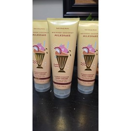 3 Whipped Coconut Milk shake Ultimate Hydration bath & Body Cream 8 oz