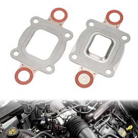 MOXRUQ Exhaust Manifold Elbow Riser Gasket, Mercruiser Riser Gasket Replacement OE: 27-864850A02, 27-864850A1, Dry Joint Gasket Compatible with MerCruiser 4.3L 5.0L 5.7L 6.2L V6 V8 (2 PCS)