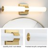 AIJIASI Bathroom Vanity Light Fixtures Over Mirror - 28W Gold