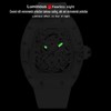 Gosasa Fashion Watches for Men Hollowed Men Watch Tonneau Transparent