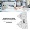 90 Degree Ruler, 10 Inch 90 Degree Double Strip Ruler