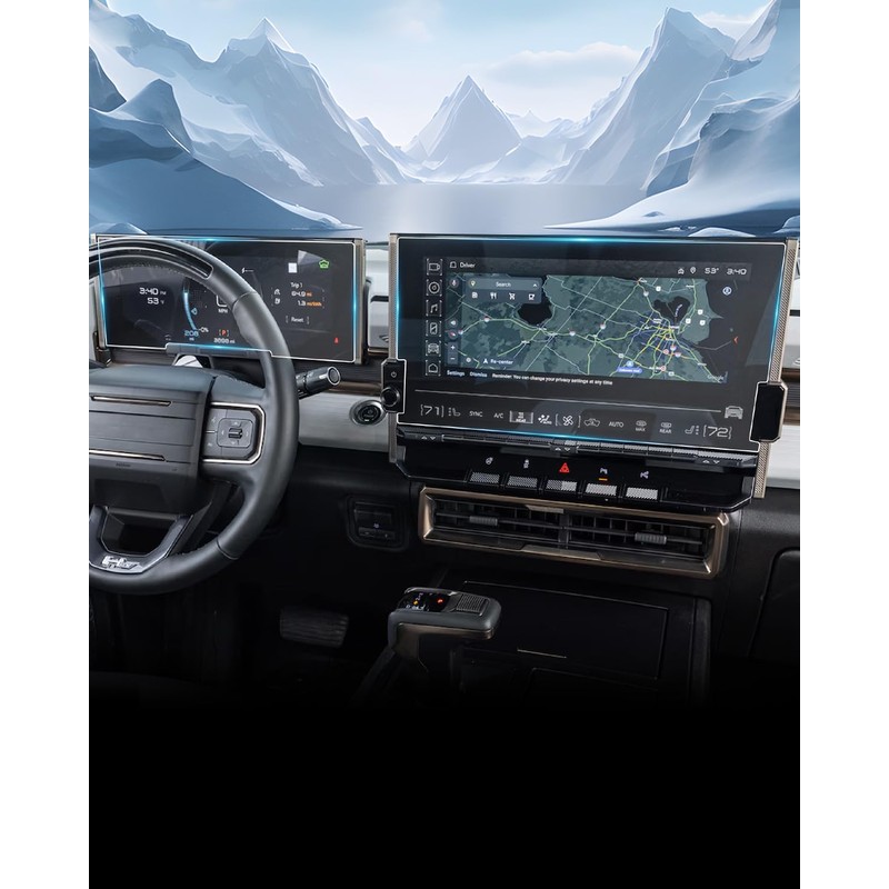 YEE PIN Compatible with 2025 GMC Hummer EV Screen Protector