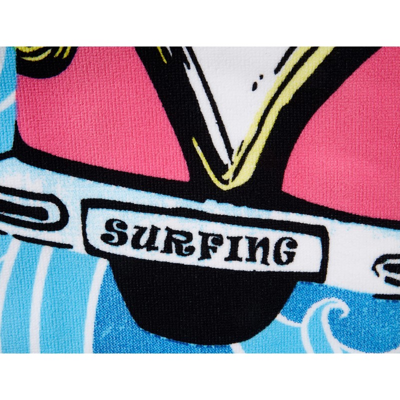 Miracle Home Aloha Microfibre Beach Towel, Multicoloured, 75 x 145