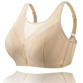 LIUCHXILI Mastectomy Bra Post Surgery Bra for Breast Forms Breast Prosthesis Pocket Bra Women's Everyday Bra 40C SK Skin