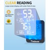 TimDonki Digital Hygrometer with Max and Min Records 10s Fast