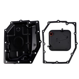 Flynsu 265-818 52852912AC Transmission Oil Pan & Filter w/Gasket kit Replacement for Chrysler 300 Dodge Charger Challenger Dakota Nitro Jeep Wrangler Liberty 68059549AA