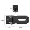 3 Inch Door Hasp Latch Lock,2 Pcs Padlock Hasp Clasp
