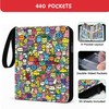 4 Pocket Card Binder Holds 440 Cards, Trading Card Binder