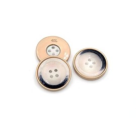 5 botones redondos de metal para abrigos de ropa, manualidades, costura, costura, abrigos (B#15, 18 mm)