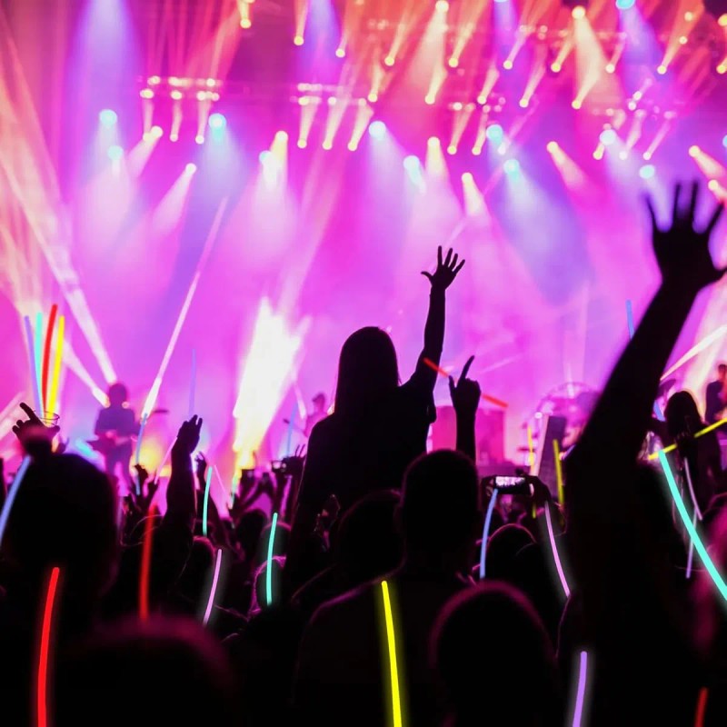 400 Pulseras Neon Fosforescente Glow Stick Fiestas Eventos