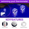Pool Thermometer, Solar Digital Water Thermometer, Pond Thermometer, Pool Thermometer