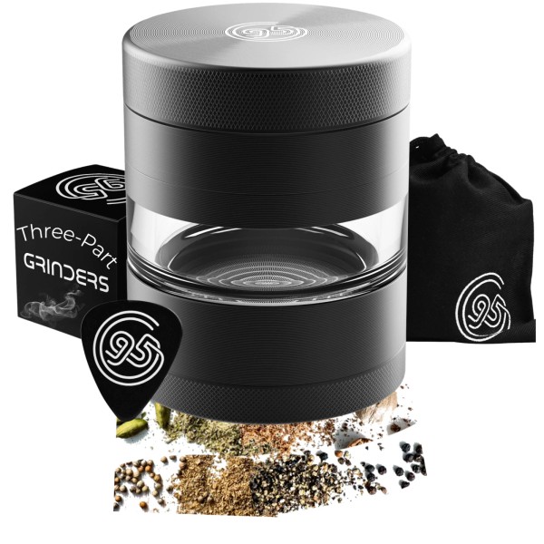 95Grinders 5-Piece 2.2" Premium Spice Grinder, Travel Friendly & Multi