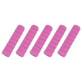 uxcell 5 Pcs Door Knob Cover, Safety Door Handle Protector Covers Anti-Collision Soft Spiral Door Knob Covers Foam Door Pull Cover for Bedrooms Bathrooms Offices Doors, Pink