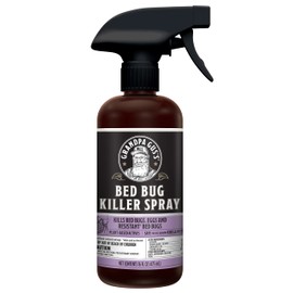 Grandpa Gus's Natural Bed Bug Killer Spray, 48 Hours Time-Release Plant-Based Actives, Kills Bed Bugs & Their Eggs, 16 fl oz