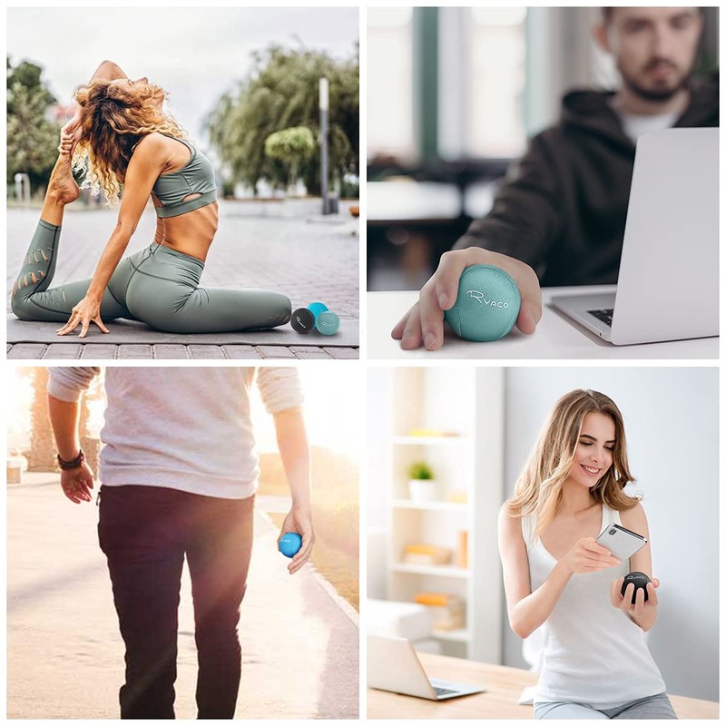 RYACO Hand Therapy Exercise Stress Ball Bundle - Set of