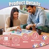 LvYiLinggg 6 Sided 25mm Clear Large Dice for Party, KTV,