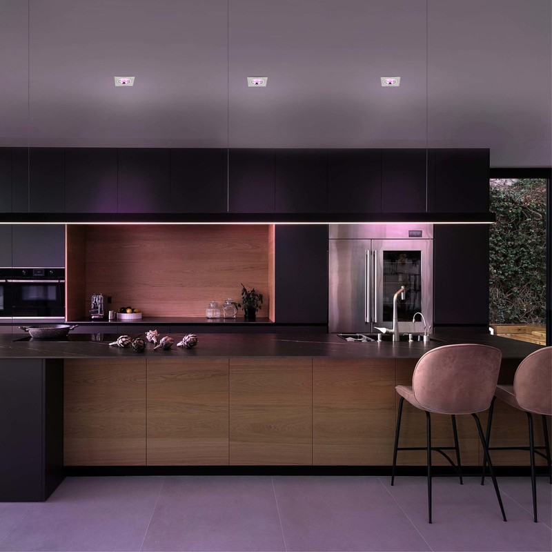 Ledvion Smart Seville LED Recessed Spotlight, Stainless Steel, Slim WiFi,