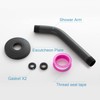 OFFO Shower Arm with Flange, 10 Inches Oil Rubbed Bronze