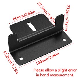 4PCS Solar Panel Mounting Bracket Holder, Aluminum Solar Panel Z Brackets Roof Solar Panel Brackets with Nuts & Screws for Motorhome, RV, Boat, Wall, Yacht and Other Off Gird Installation