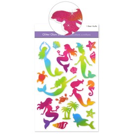 Mermaid Stickers for Girls Rainbow Stickers for Kids Girl Stickers Puffy Stickers for Kids Sparkle Stickers 3D Stickers for Kids Stickers Girls Sparkly Stickers Shiny Stickers Girl Stickers for Kids