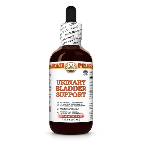 Urinary Bladder Support Tincture, Made in Hawaii, All Natural, Vegan,