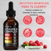 Montue Complejo De Vitamina B Líquido Con B12, B6, B1,