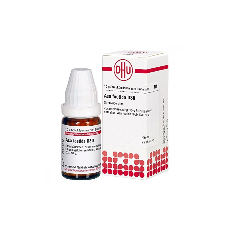 Asa foetida D30 DHU Globules, 10 g Globules