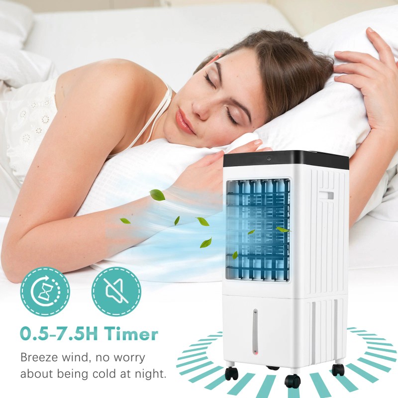 Portable Air Conditioner Cooling Fan Evaporative Cooler with Remote Control