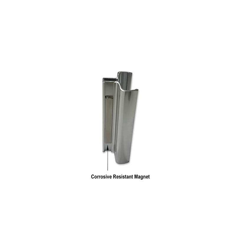 Gordon Glass® 3-3/4" Bright Chrome Frameless Shower Door Handle with
