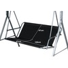 Replacement Swing Seat Cover for Garden Swing Black 120 x