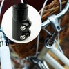 Bicycle Handlebar Riser, Black Aluminium Bicycle Stem Adapter 28.6 mm