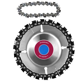 KEWAYO Grinder Cutter Chainsaw Grinder Disc Cutter 22 Tooth Carving Wood Carving Craft Carpentry Diameter 4.0 inches (102 mm) Hole Diameter 0.6 inches (16 mm)