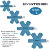 BYKITCHEN Pot Pan Protectors, Set of 12 and 4 Different