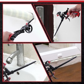 LEONTOOL Spray Foam Gun (1 Foam Gun 1 Extenders 2 Nozzles) Teflon-Coated Expanding Foam Gun, Foam Dispensing Gun, Professional Insulation Spray Application Applicator for Caulking, Filling, Sealing