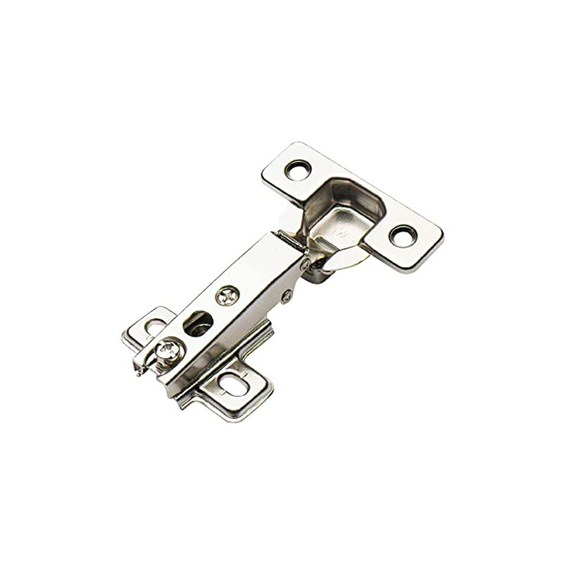 Merriway BH05107 (4 Pcs) Slide-On Kitchen Cabinet Wardrobe Hinges, Cruciform